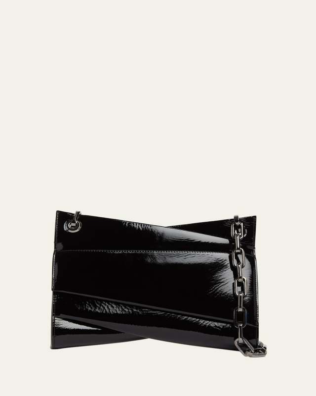 Loubitwist Patent Leather Crossbody Bag